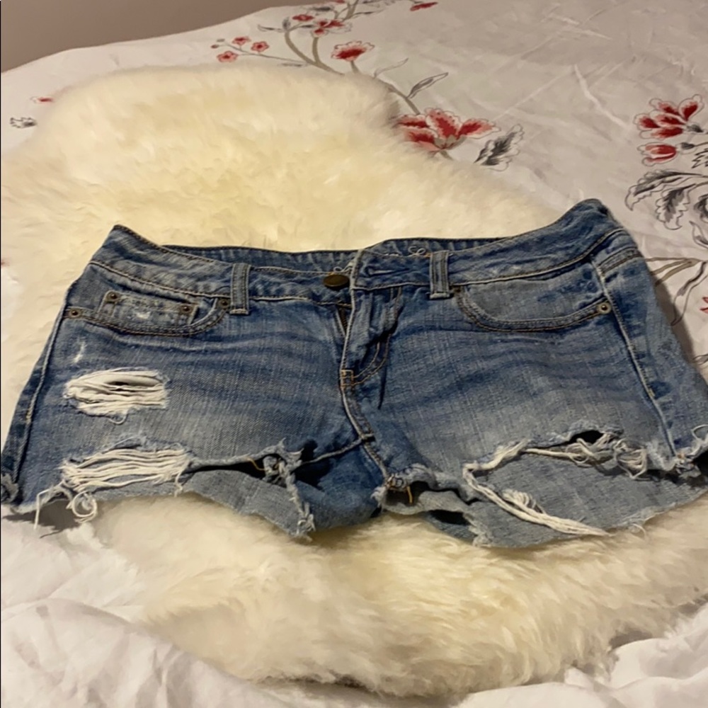AE ripped cutoff shorts